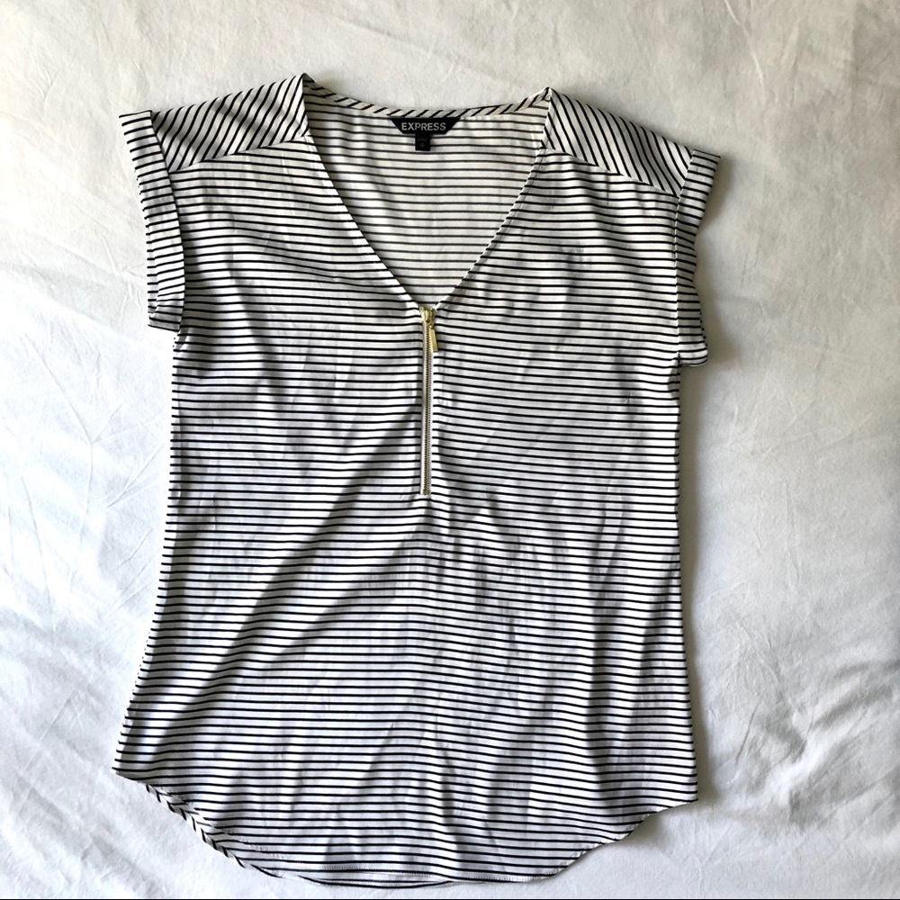 Express striped blouse
